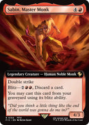 Image for Sabin, Master Monk (Extended Art) (154) (Commander: FINAL FANTASY) - Magic: The Gathering