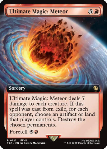 Image for Ultimate Magic: Meteor (Extended Art) (121) (Commander: FINAL FANTASY) - Magic: The Gathering