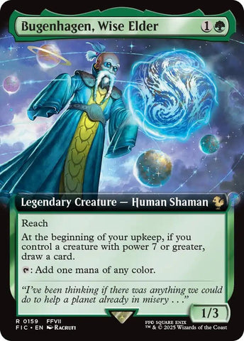 Image for Bugenhagen, Wise Elder (Extended Art) (159) (Commander: FINAL FANTASY) - Magic: The Gathering