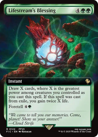 Image for Lifestream's Blessing (Extended Art) (122) (Commander: FINAL FANTASY) - Magic: The Gathering