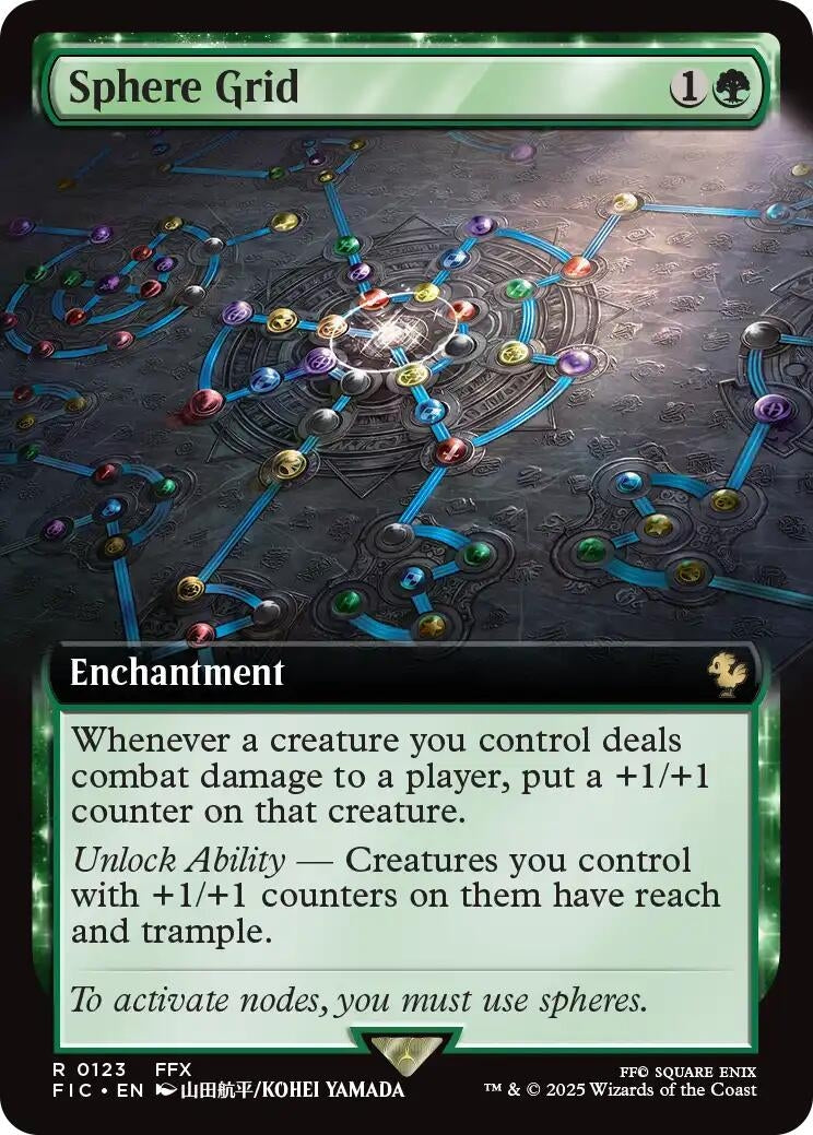 Image for Sphere Grid (Extended Art) (123) (Commander: FINAL FANTASY) - Magic: The Gathering