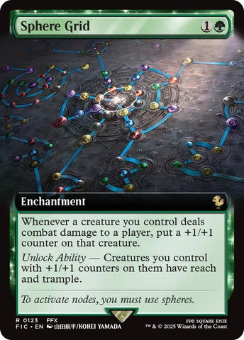 Image for Sphere Grid (Extended Art) (123) (Commander: FINAL FANTASY) - Magic: The Gathering