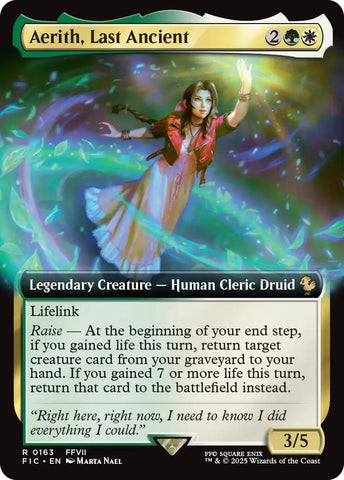 Image for Aerith, Last Ancient (Extended Art) (163) (Commander: FINAL FANTASY) - Magic: The Gathering