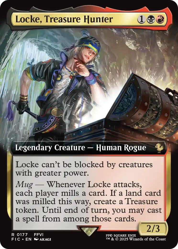 Image for Locke, Treasure Hunter (Extended Art) (177) (Commander: FINAL FANTASY) - Magic: The Gathering