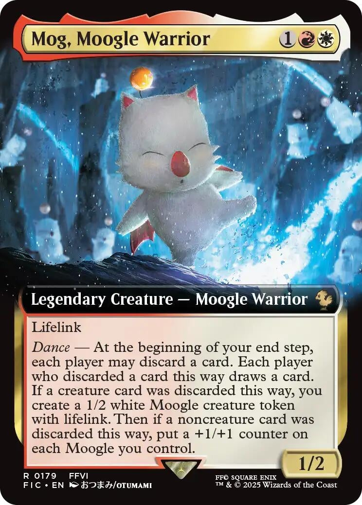Image for Mog, Moogle Warrior (Extended Art) (179) (Commander: FINAL FANTASY) - Magic: The Gathering