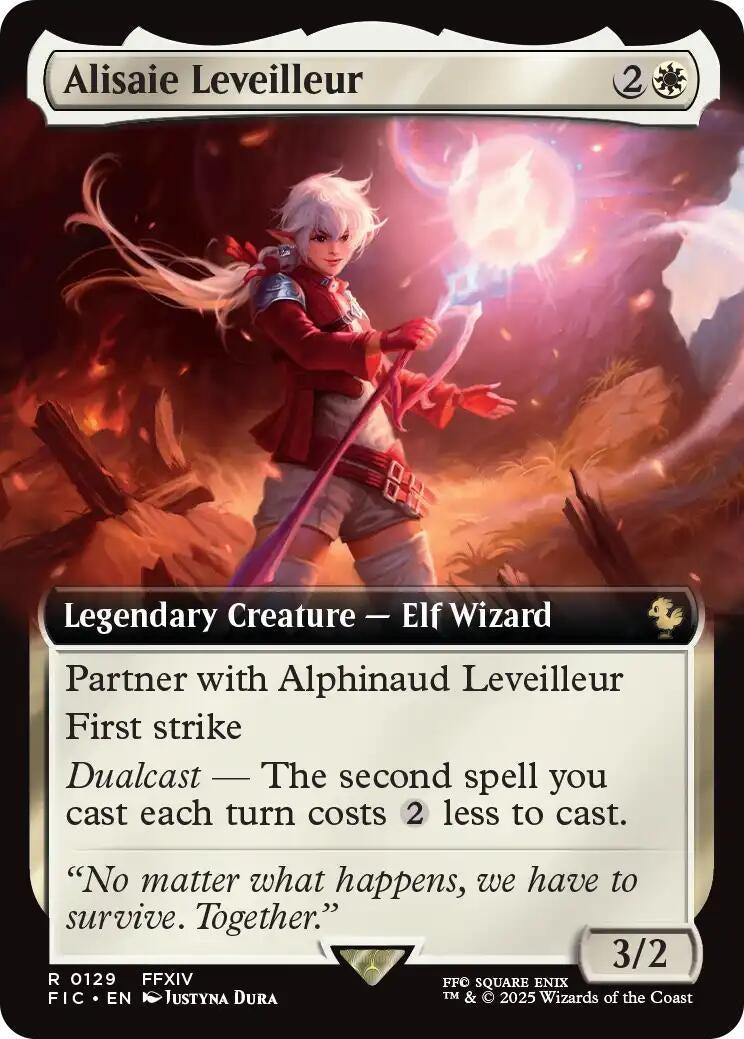 Image for Alisaie Leveilleur (Extended Art) (129) (Commander: FINAL FANTASY) - Magic: The Gathering