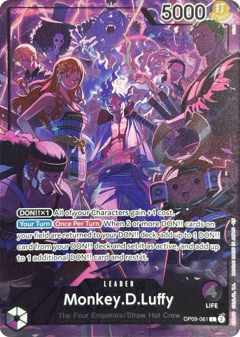 Image for Monkey.D.Luffy (English Version 2nd Anniversary Set) (OP09-061) (One Piece Promotion Cards) - One Piece Card Game