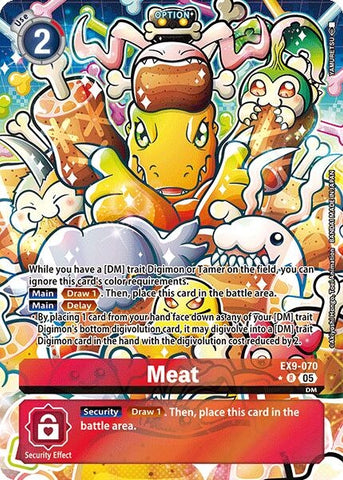 Image for Meat (Alternate Art) (EX9-070 R) (Versus Monsters) - Digimon Card Game