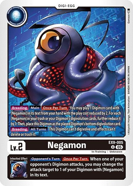 Image for Negamon (EX9-005 U) (Versus Monsters) - Digimon Card Game