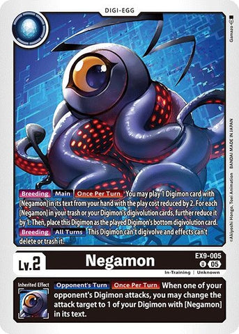 Image for Negamon (EX9-005 U) (Versus Monsters) - Digimon Card Game