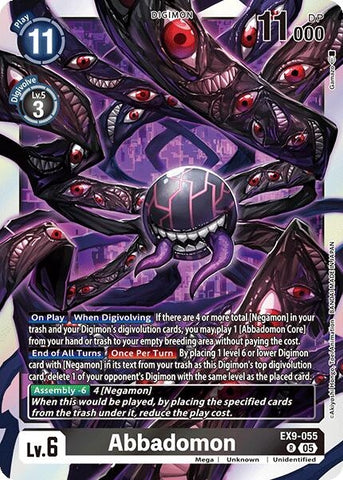 Image for Abbadomon (EX9-055 R) (Versus Monsters) - Digimon Card Game