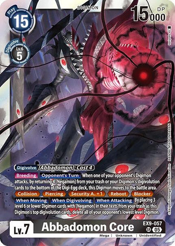Image for Abbadomon Core (EX9-057 SR) (Versus Monsters) - Digimon Card Game