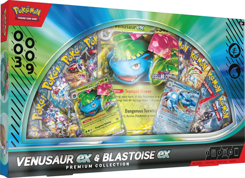 Image for Venusaur ex & Blastoise ex Premium Collection - Pokemon