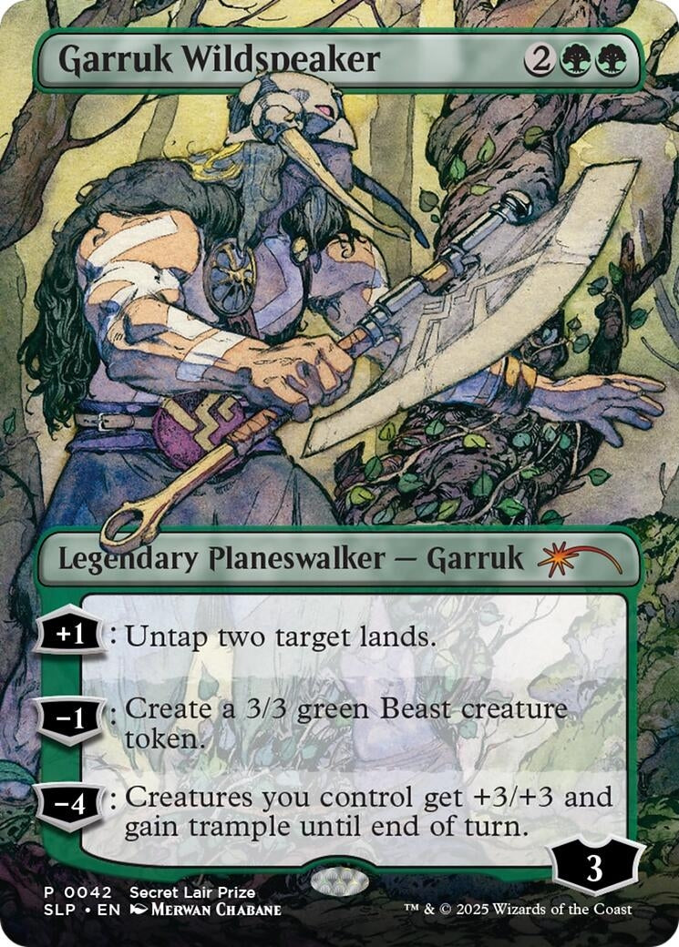 Garruk Wildspeaker (42) (Secret Lair Showdown)