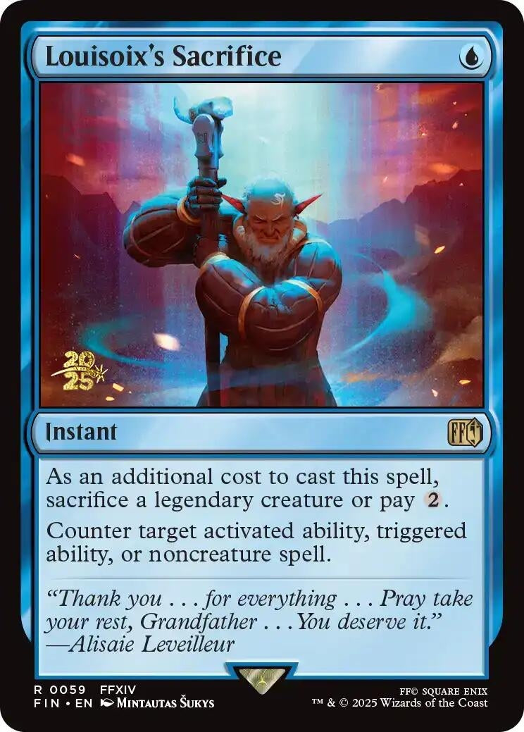 Image for Louisoix's Sacrifice (59) - Magic: The Gathering