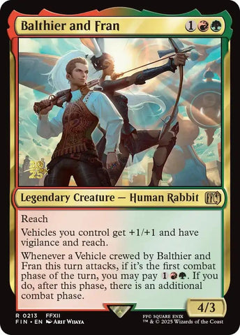 Image for Balthier and Fran (213) (Prerelease Cards) - Magic: The Gathering