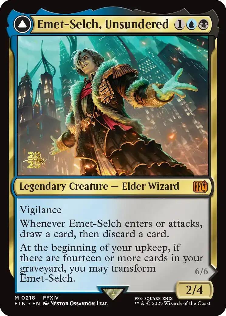 Emet-Selch, Unsundered (218) (Prerelease Cards)
