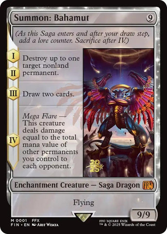 Image for Summon: Bahamut (1) (Prerelease Cards) - Magic: The Gathering