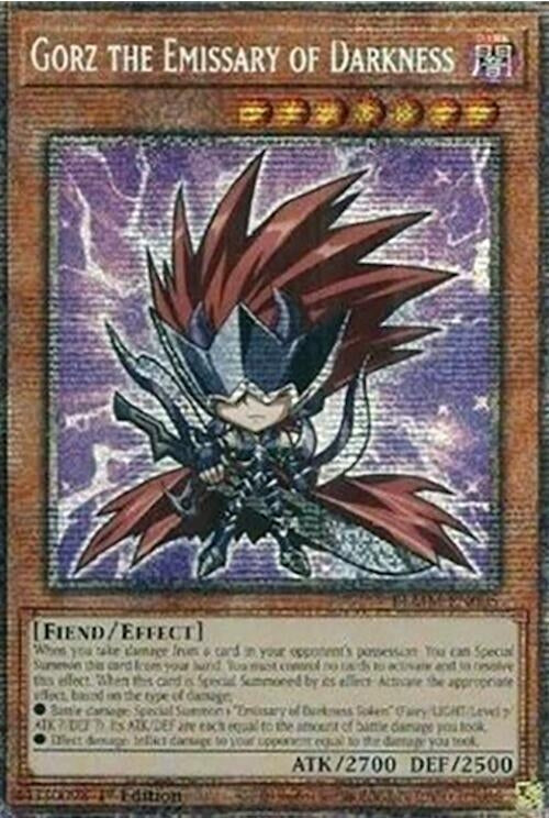 Image for Gorz the Emissary of Darkness (Starlight Rare) (BLMM-EN005) (Battles of Legend: Monster Mayhem) - YuGiOh