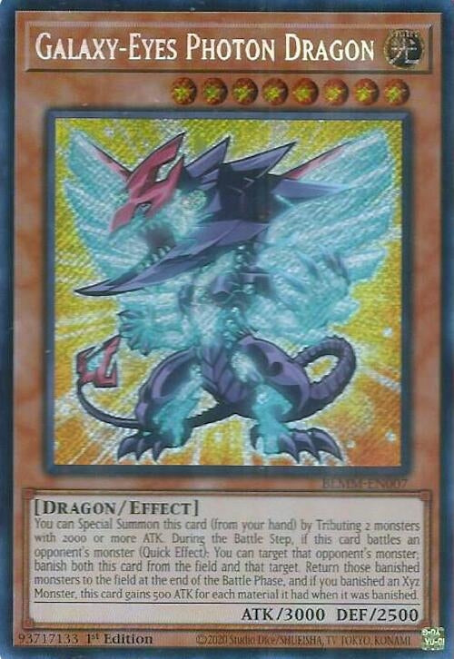 Image for Galaxy-Eyes Photon Dragon (BLMM-EN007) (Battles of Legend: Monster Mayhem) - YuGiOh