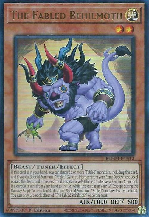 Image for The Fabled Behilmoth (BLMM-EN012) (Battles of Legend: Monster Mayhem) - YuGiOh