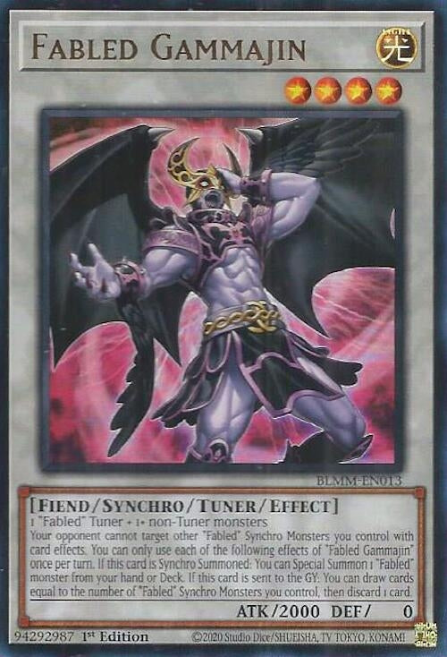Image for Fabled Gammajin (BLMM-EN013) (Battles of Legend: Monster Mayhem) - YuGiOh