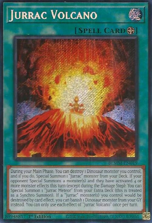 Image for Jurrac Volcano (BLMM-EN019) (Battles of Legend: Monster Mayhem) - YuGiOh