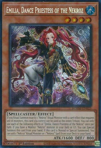 Image for Emilia, Dance Priestess of the Nekroz (BLMM-EN025) (Battles of Legend: Monster Mayhem) - YuGiOh