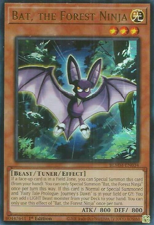 Image for Bat, the Forest Ninja (BLMM-EN034) (Battles of Legend: Monster Mayhem) - YuGiOh