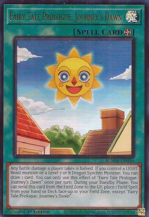 Image for Fairy Tale Prologue: Journey's Dawn (BLMM-EN036) (Battles of Legend: Monster Mayhem) - YuGiOh