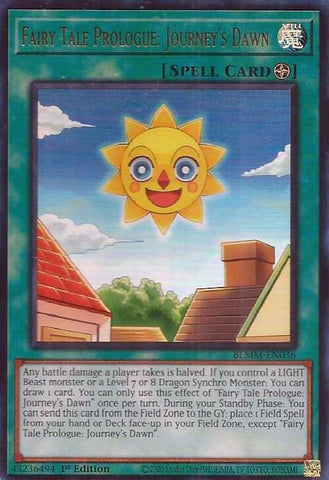 Image for Fairy Tale Prologue: Journey's Dawn (BLMM-EN036) (Battles of Legend: Monster Mayhem) - YuGiOh