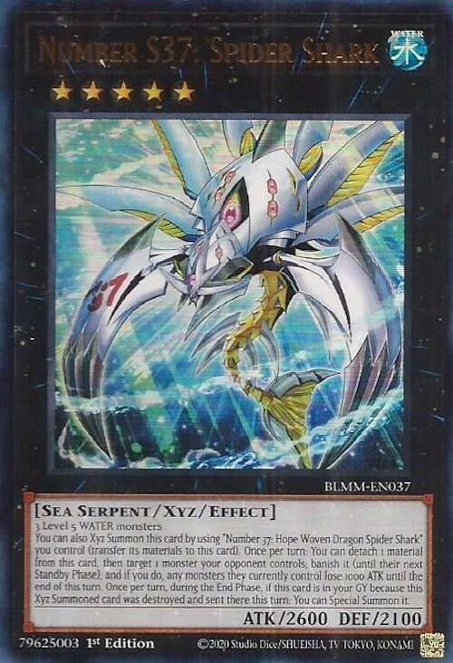 Image for Number S37: Spider Shark (BLMM-EN037) (Battles of Legend: Monster Mayhem) - YuGiOh