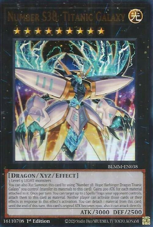 Image for Number S38: Titanic Galaxy (BLMM-EN038) (Battles of Legend: Monster Mayhem) - YuGiOh