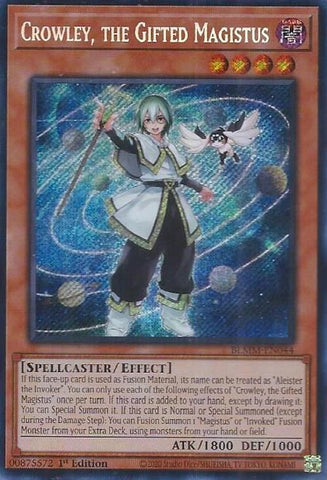 Image for Crowley, the Gifted Magistus (BLMM-EN044) (Battles of Legend: Monster Mayhem) - YuGiOh