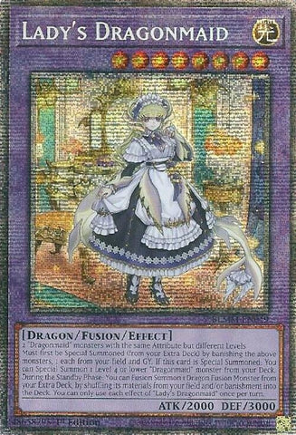 Image for Lady's Dragonmaid (Starlight Rare) (BLMM-EN049) (Battles of Legend: Monster Mayhem) - YuGiOh