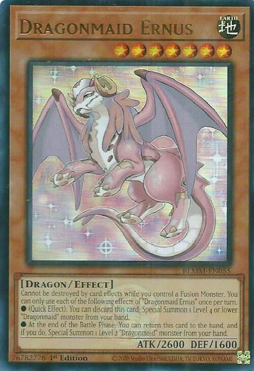 Image for Dragonmaid Ernus (BLMM-EN055) (Battles of Legend: Monster Mayhem) - YuGiOh