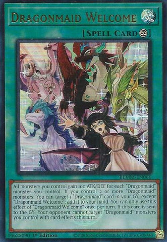 Image for Dragonmaid Welcome (BLMM-EN066) (Battles of Legend: Monster Mayhem) - YuGiOh