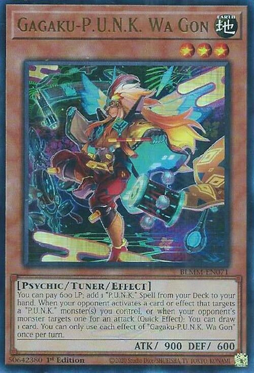 Image for Gagaku-P.U.N.K. Wa Gon (BLMM-EN071) (Battles of Legend: Monster Mayhem) - YuGiOh