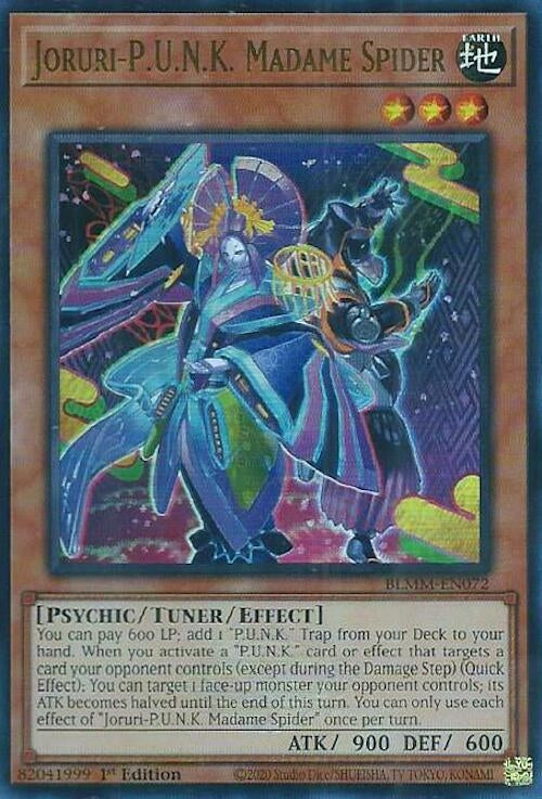 Image for Joruri-P.U.N.K. Madame Spider (BLMM-EN072) (Battles of Legend: Monster Mayhem) - YuGiOh