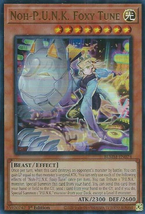 Image for Noh-P.U.N.K. Foxy Tune (BLMM-EN074) (Battles of Legend: Monster Mayhem) - YuGiOh