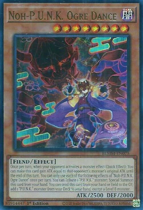 Image for Noh-P.U.N.K. Ogre Dance (BLMM-EN075) (Battles of Legend: Monster Mayhem) - YuGiOh
