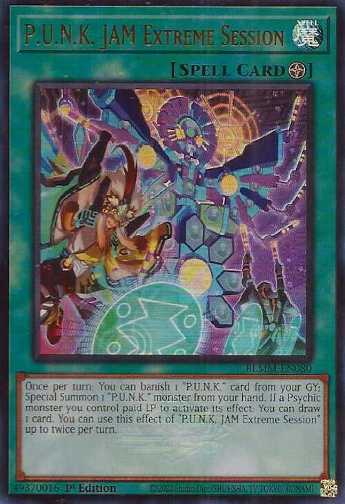 Image for P.U.N.K. JAM Extreme Session (BLMM-EN080) (Battles of Legend: Monster Mayhem) - YuGiOh