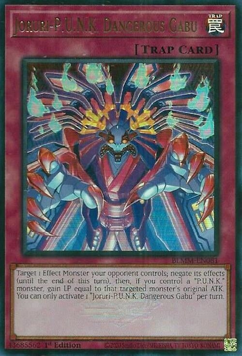 Image for Joruri-P.U.N.K. Dangerous Gabu (BLMM-EN081) (Battles of Legend: Monster Mayhem) - YuGiOh