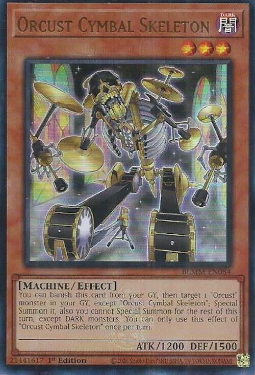 Image for Orcust Cymbal Skeleton (BLMM-EN084) (Battles of Legend: Monster Mayhem) - YuGiOh