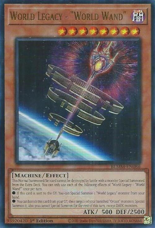 Image for World Legacy - "World Wand" (BLMM-EN086) (Battles of Legend: Monster Mayhem) - YuGiOh