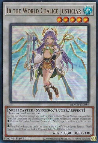 Image for Ib the World Chalice Justiciar (BLMM-EN089) (Battles of Legend: Monster Mayhem) - YuGiOh