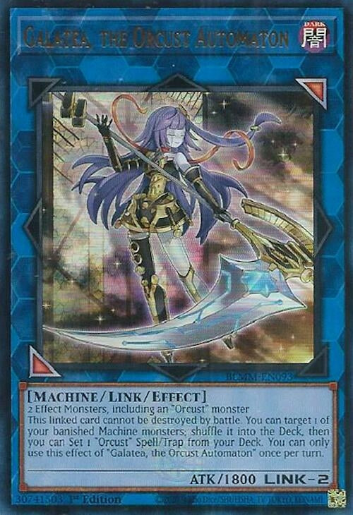 Image for Galatea, the Orcust Automaton (BLMM-EN093) (Battles of Legend: Monster Mayhem) - YuGiOh