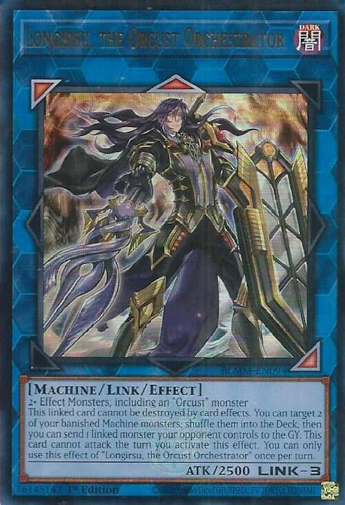 Image for Longirsu, the Orcust Orchestrator (BLMM-EN094) (Battles of Legend: Monster Mayhem) - YuGiOh