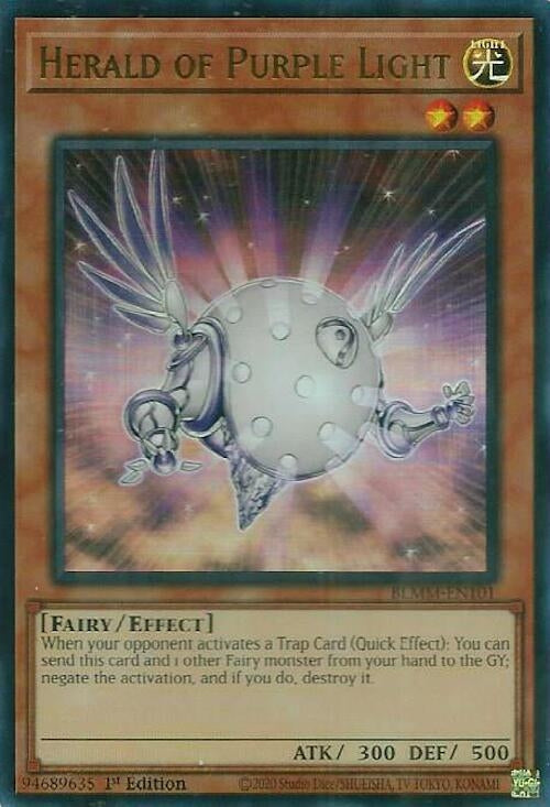 Image for Herald of Purple Light (BLMM-EN101) (Battles of Legend: Monster Mayhem) - YuGiOh