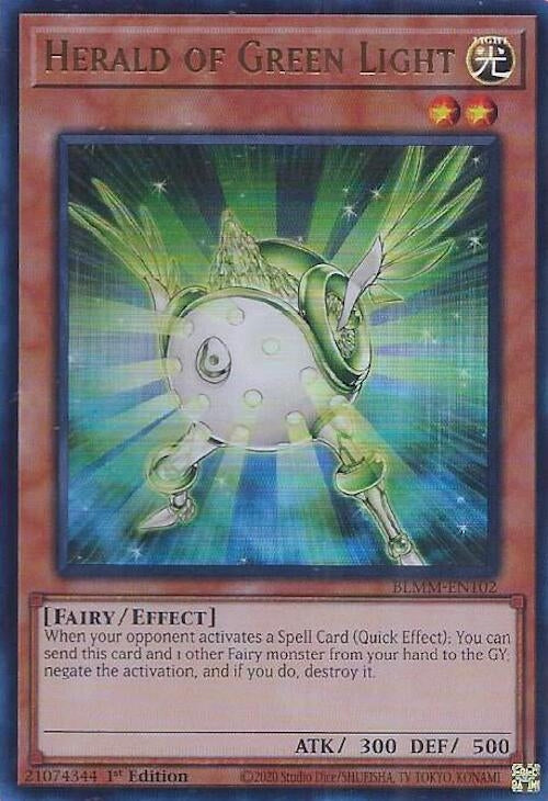 Image for Herald of Green Light (BLMM-EN102) (Battles of Legend: Monster Mayhem) - YuGiOh